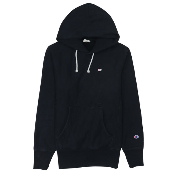 Champion 90's Lightweight Pullover Hoodie Medium Black