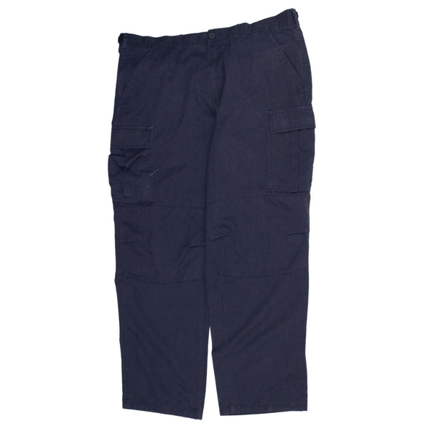 Vintage Wrangler 90's Cargo Navy Blue Pants XLarge Men's Trousers