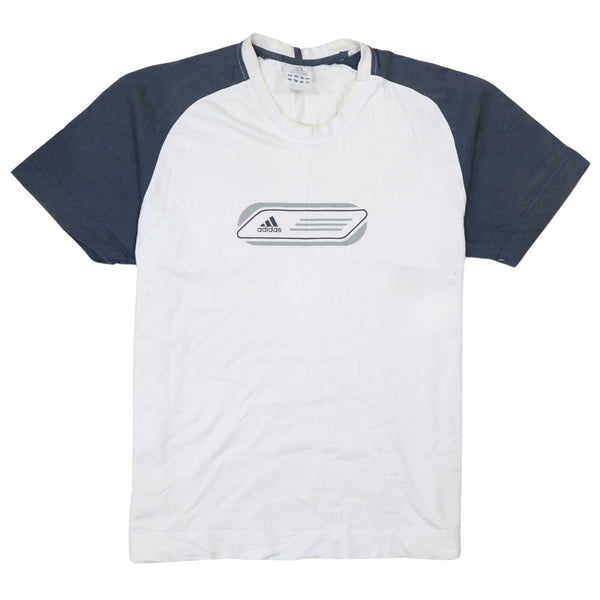 Adidas 90's Short Sleeves Crew Neck T Shirt Medium White