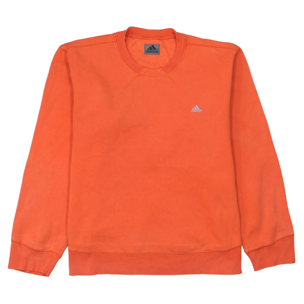 Adidas 90's Lightweight Crew Neck Sweatshirt XLarge  Orange