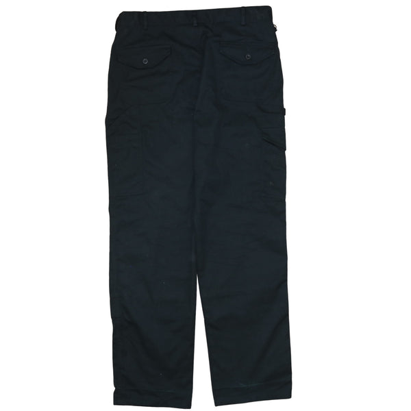 Dickies 90's Lightwash Straight Leg Baggy Trousers / Pants 38 Black