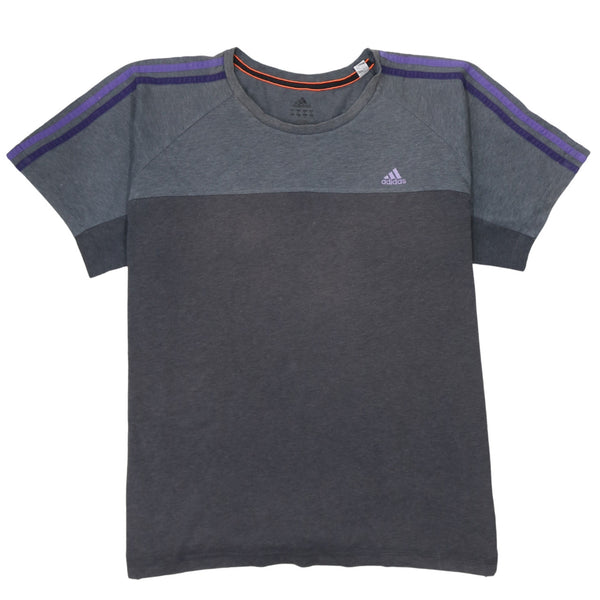 Adidas 90's Short Sleeves Crew Neck T Shirt Large  Grey