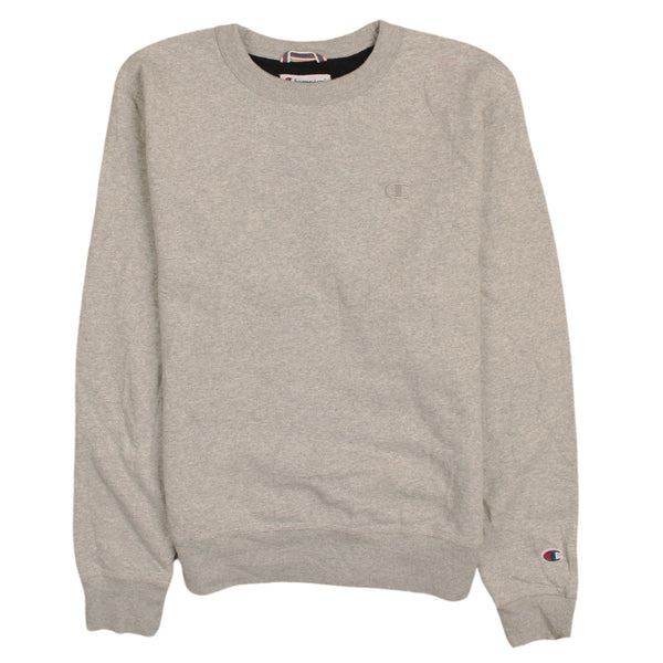 Vintage Champion 90's Crew Neck Sweatshirt Small Grey Men's Retro