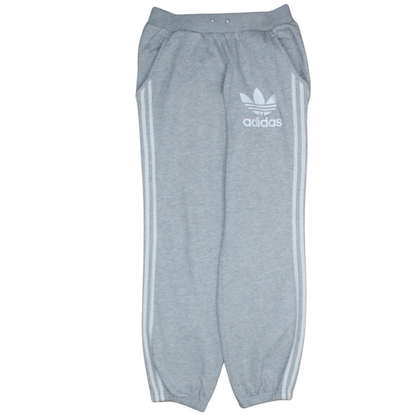 Adidas 90's Tracksuit Casual Joggers / Sweatpants Small Grey