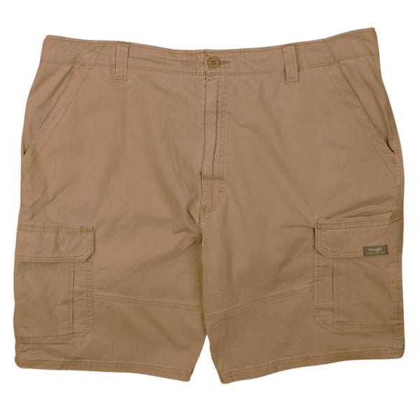 Vintage Wrangler 90's Tan Brown Cargo Shorts Men's 44 Retro Style