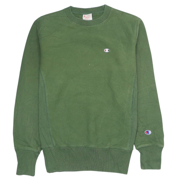 Vintage Champion 90's Green Heavyweight Crew Neck Sweatshirt Men's Small