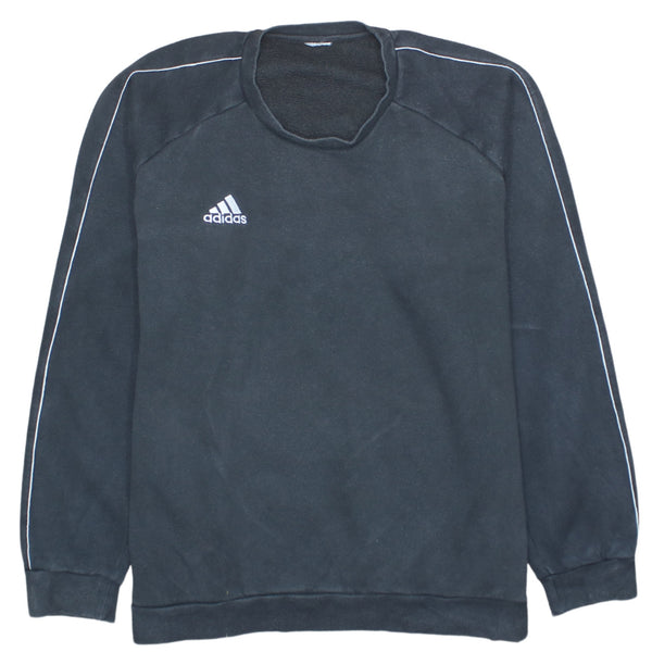 Adidas 90's Lightweight Black Crew Neck Sweatshirt XXLarge
