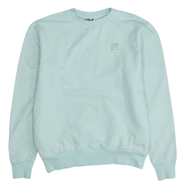 Vintage Fila 90's Blue Lightweight Crew Neck Sweatshirt Small