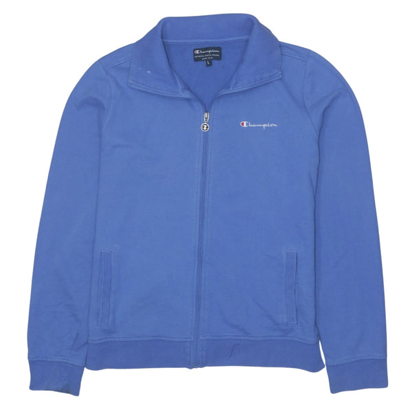 Champion Vintage 90's Blue Heavyweight Full Zip Sweatshirt Large