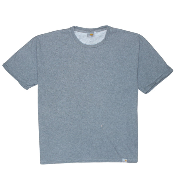 Carhartt 90's Grey Short Sleeves Crew Neck T-Shirt Men's Large