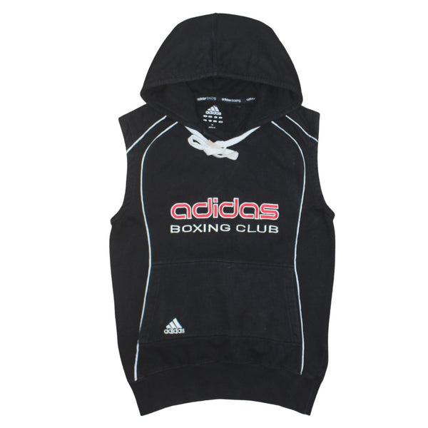 Adidas 90's Spellout Vest Sleeveless Gilet Medium Black