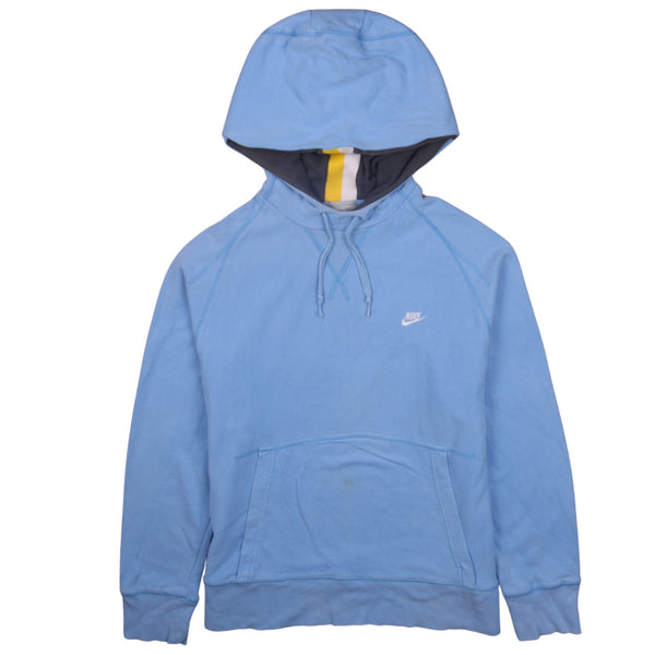 Authentic Nike 90's Swoosh Pullover Hoodie Men's Small, Vintage Blue