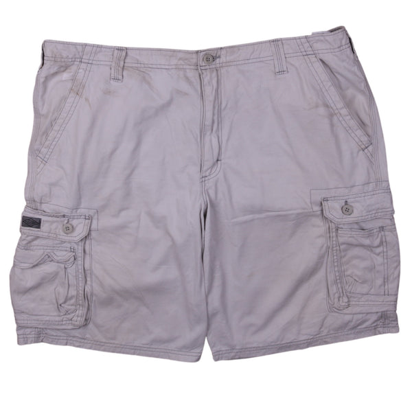 Lee 90s Cargo Shorts Durable 42 Grey Men's Relaxed Fit Summer Style