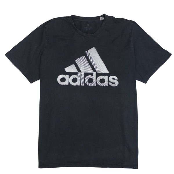 Adidas 90's Spellout Short Sleeves T Shirt XLarge Black
