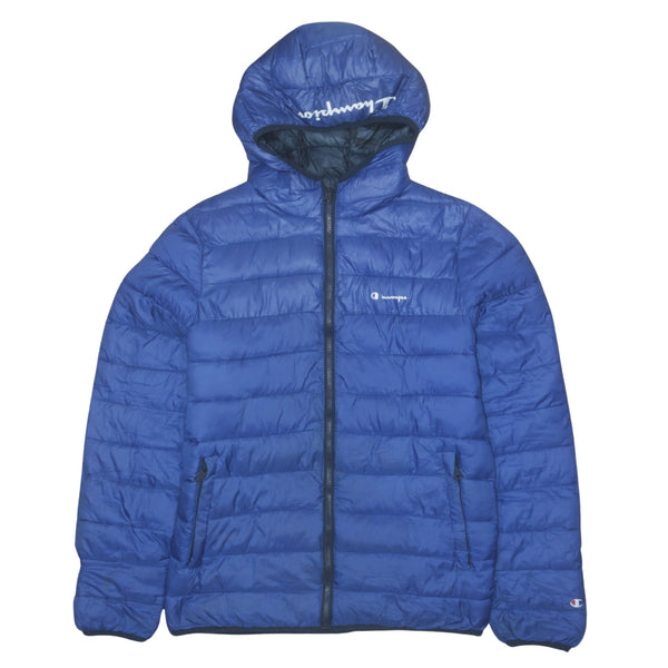 Vintage 90's Champion Blue Lightweight Puffer Jacket Medium