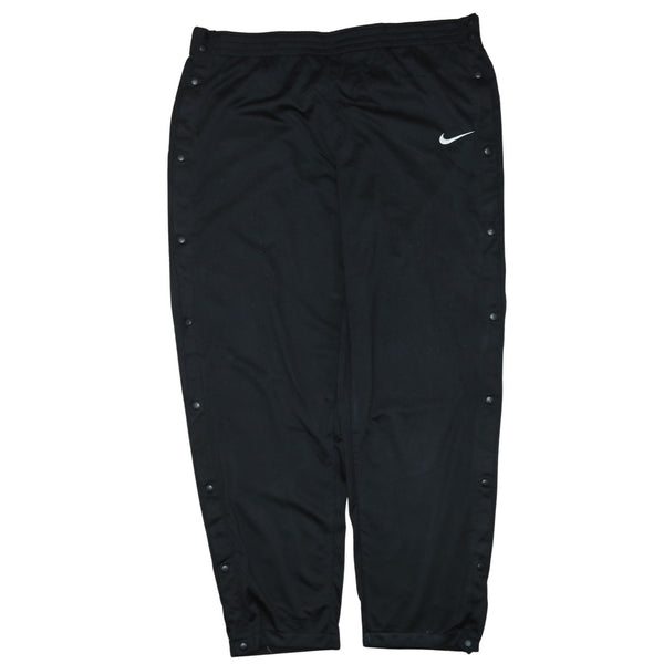 Men's XLarge Nike 90s Swoosh Casual Black Trousers Pants, Vintage Cotton