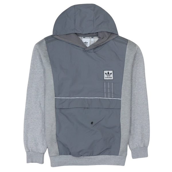 Adidas 90's Lightweight Pullover Hoodie Medium Grey