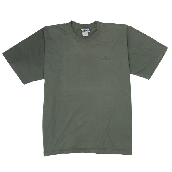 Adidas 90's Short Sleeves Crew Neck T Shirt Large Green
