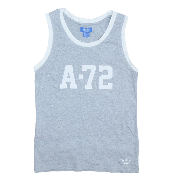 Adidas Vintage 90s Crew Neck Sleeveless Vest Men’s XSmall Grey