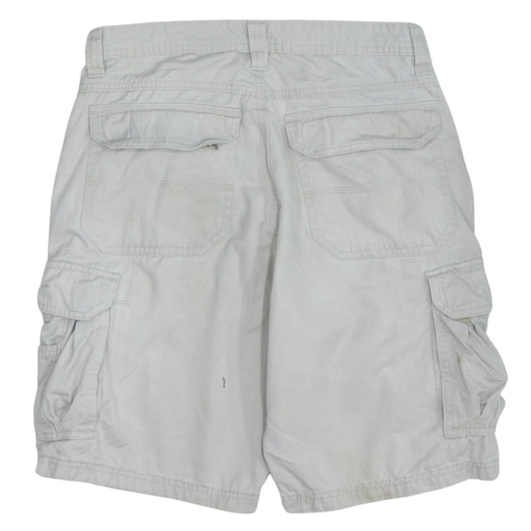Wrangler 90's Vintage Baggy Chino Shorts Men's 30 Beige Cream