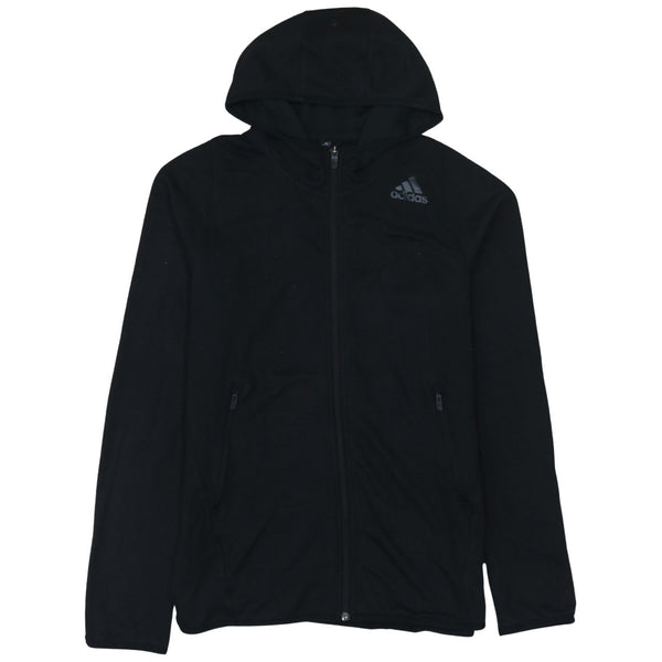 Adidas 90's Sportswear Full Zip Up Hoodie Medium Black