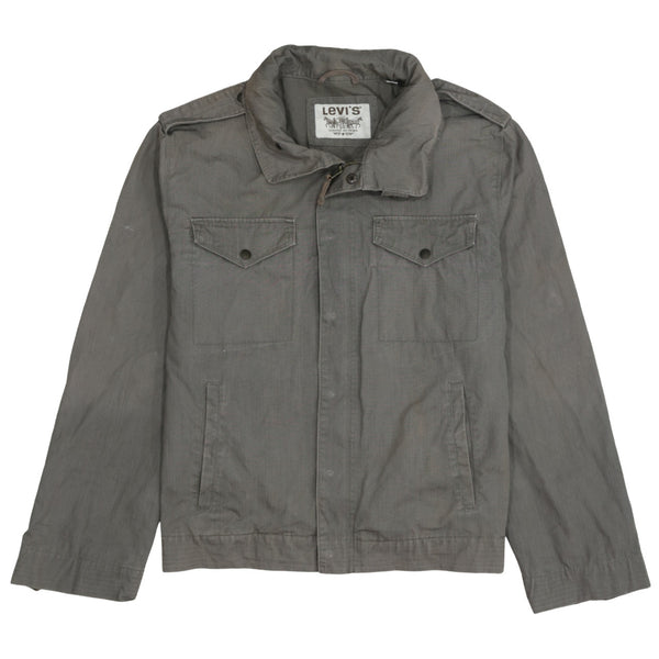 Levi's 90's Lightweight Full Zip Up Windbreaker Large Brown