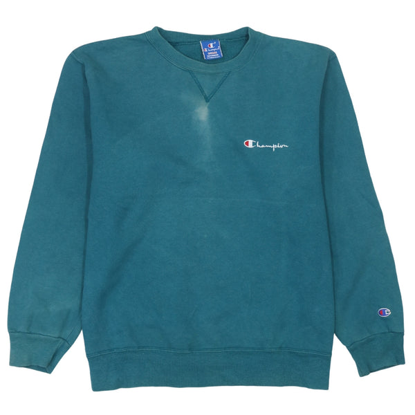 Champion 90's Lightweight Crew Neck Sweatshirt XLarge Green