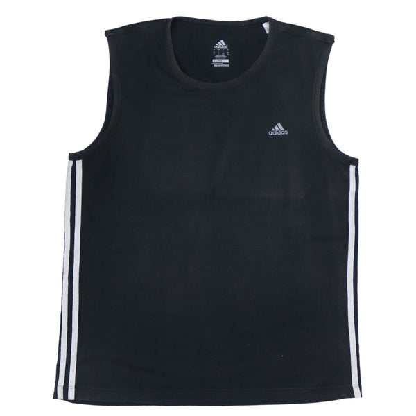 Adidas 90's Vest Sleeveless Crew Neck Gilet Large Black