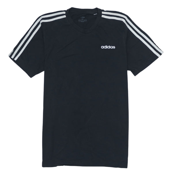 Adidas Vintage 90's Black Crew Neck T-Shirt Medium