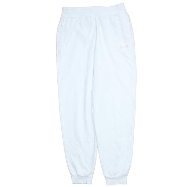 Puma 90's Rib Cuff Casual Joggers / Sweatpants Medium White