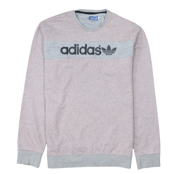 Adidas 90's Spellout Crew Neck Sweatshirt Large Pink