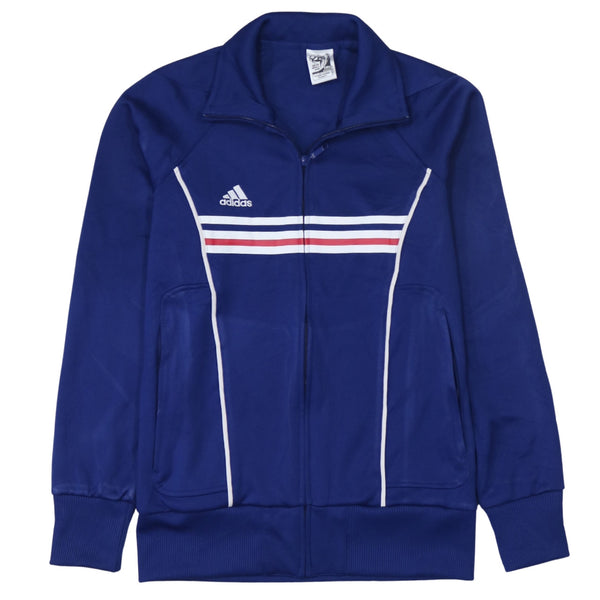 Adidas 90's Lightweight Full Zip Up Sweatshirt Small Blue