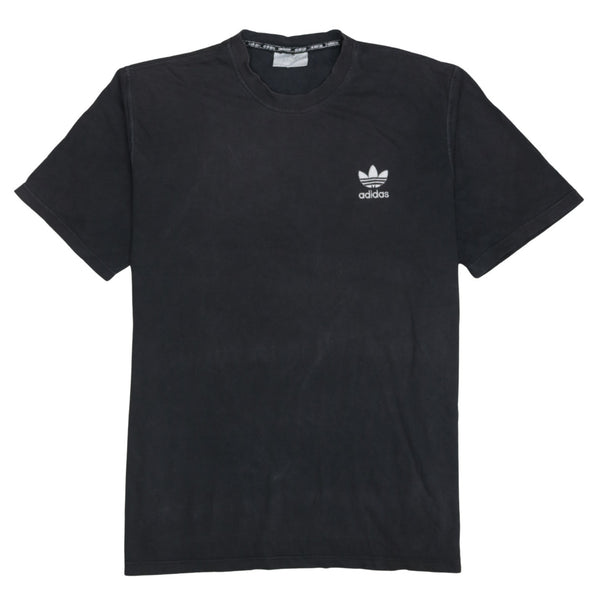 Adidas 90's Short Sleeves Crew Neck T Shirt Large  Black