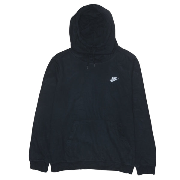 Authentic Nike Vintage 90's Swoosh Pullover Hoodie XLarge Black
