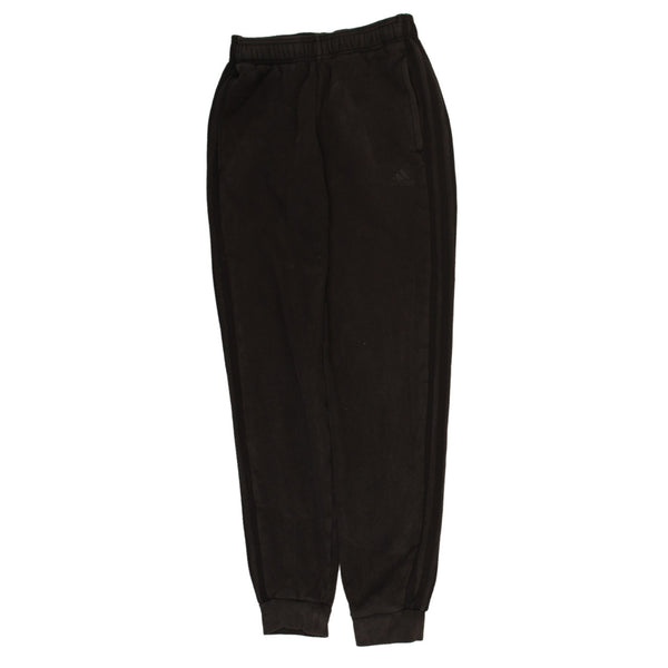 Adidas Vintage 90s Black Joggers Elastic Waist Drawstring Small
