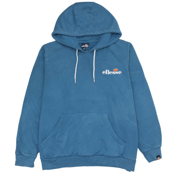 Ellesse 90's Vintage XXXXLarge Navy Blue Hoodie with Drawstring Pockets