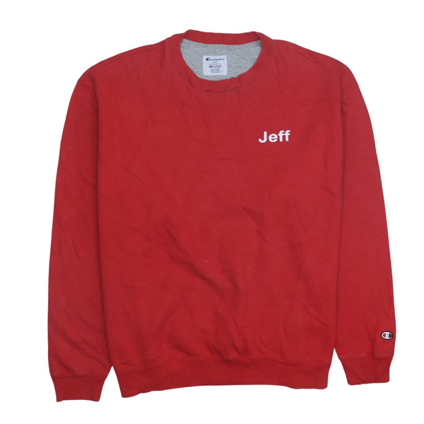 Vintage 90's Champion XXLarge (2XL) Heavyweight Red Crew Neck Sweatshirt