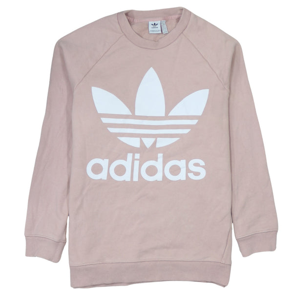 Adidas 90's Spellout Crew Neck Sweatshirt XLarge  Pink