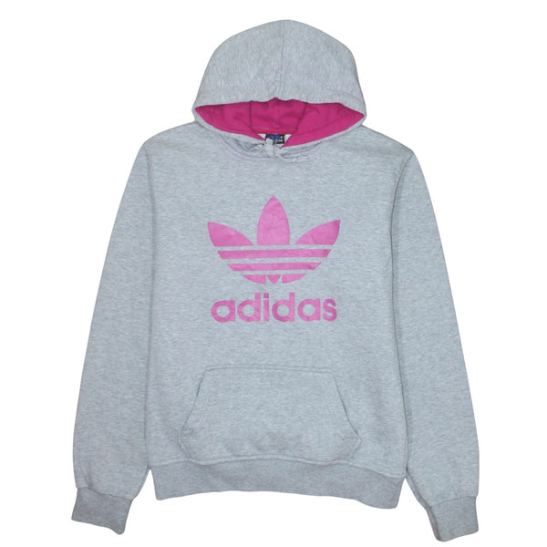 Adidas 90's Spellout Pullover Hoodie XXLarge (2XL) Grey