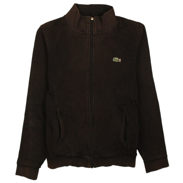 Lacoste 90's Heavyweight Full Zip Up Sweatshirt XSmall Black