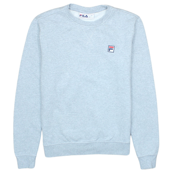 Vintage Fila 90's Men’s Small Grey Crew Neck Sweatshirt, Lightweight