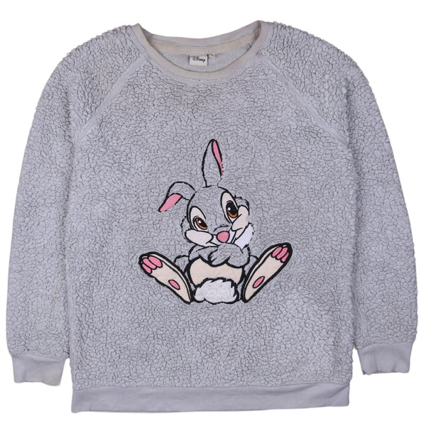 Disney 90's Bunny Crew Neck Fleece Jumper Medium Grey