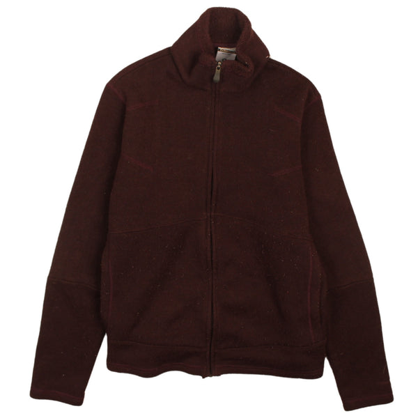 Columbia 90's Heavyweight Full Zip Up Sweatshirt XLarge Burgundy Red