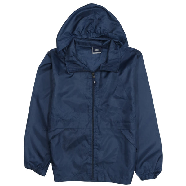 Umbro 90's Hooded Full Zip Up Windbreaker XSmall  Navy Blue