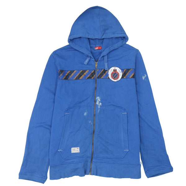 Puma 90's Sportswear Full Zip Up Hoodie XLarge Blue