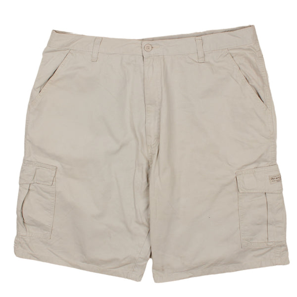 Vintage Wrangler Cargo Shorts 90's Beige Cream Men's Size 40 True Fit