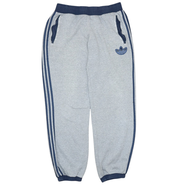 Adidas 90's Tracksuit Casual Joggers / Sweatpants Large Grey