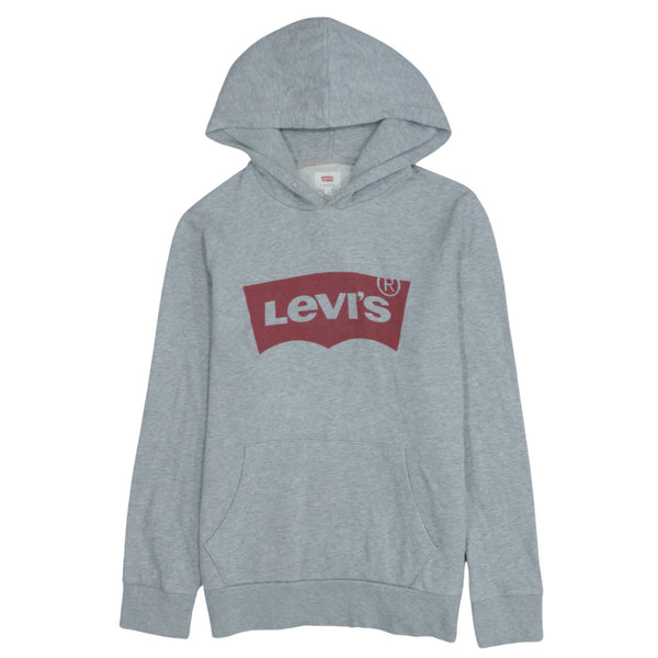 Levi's 90's Retro Spellout Grey Hoodie, Men's Small