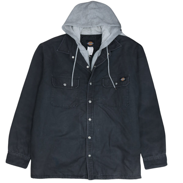 Dickies 90's Heavyweight Button Up Windbreaker XXLarge (2XL) Black