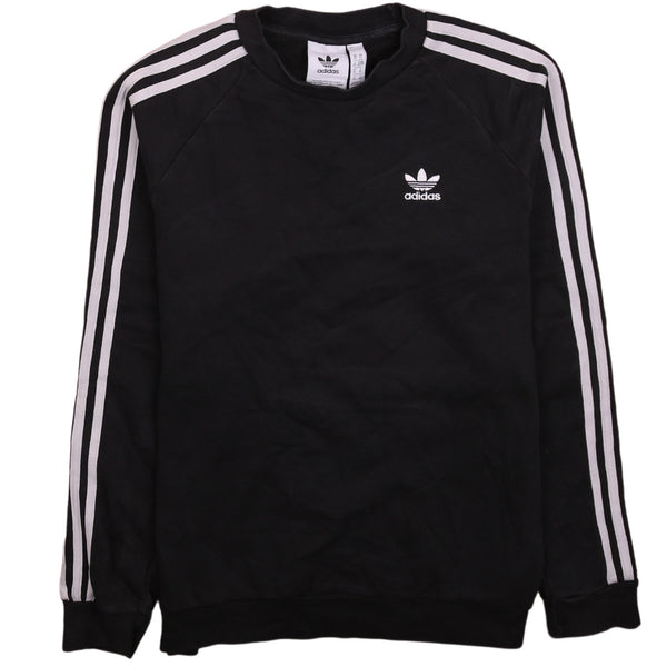 Adidas Vintage 90's Black Crew Neck Sweatshirt XSmall